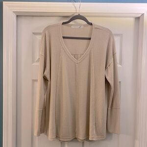 Altar’d State long sleeve cream shirt